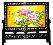 云錦落地屏風(fēng)