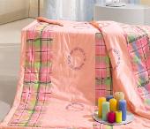 全棉印繡舒適被