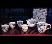青花瓷國色天香8頭茶組