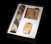 宮廷花鳥(niǎo)杯墊六件套