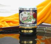 國(guó)色天香 直身旋轉(zhuǎn)筆筒