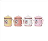 富貴連綿疊彩描金雅士杯