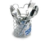 米奇青花瓷不銹鋼餐具組