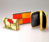 雙拉鏈零錢鑰匙包