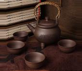 茗器(提梁鼎壺)