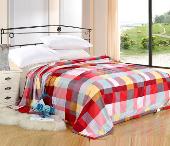 全棉超柔多功能四季毯--午后紅茶