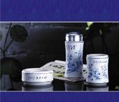 國色天香（保溫杯筆筒三件套）