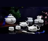 傳香水墨茶具12件套