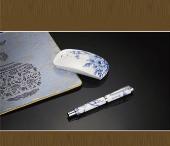 國色天香筆鼠標鼠標墊三件套