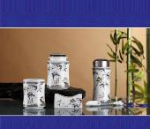 悅  語(yǔ)保溫杯茶葉罐五件套