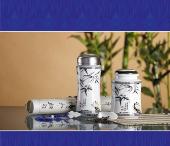 悅  語(yǔ)保溫杯茶葉罐三件套