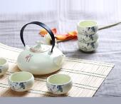 喜上眉梢美人壺茶具