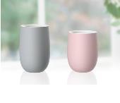 弧線陶瓷馬克杯兩件套