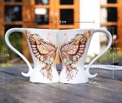  創(chuàng)意情侶對杯  水杯陶瓷杯