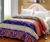 花花公子暖絨被套毯