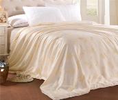 貢緞提花蠶絲被