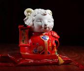 招財(cái)羊儲(chǔ)物罐