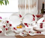 琪花瑤草38頭瓷碗套裝