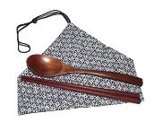 檀木筷木勺套裝