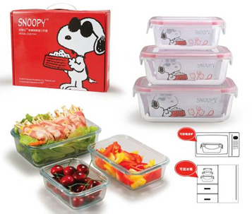 史努比正品微波保鮮盒