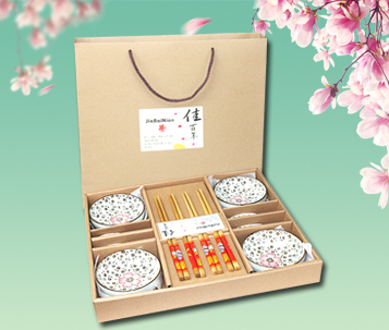 韓式碗筷套裝 人壽禮品