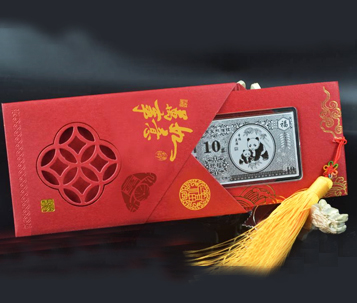 熊貓純銀禮金