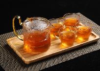 趣優(yōu)家錘紋玻璃茶具一壺六杯細(xì)紋B款